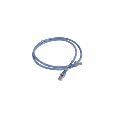 Patch cord RJ 45 - RJ 45 - F/UTP cat. 6 screened impedance 100 ohms - PVC light albastru - lungime 1 m