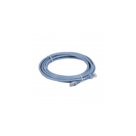 Patch cord RJ 45 - RJ 45 - F/UTP cat. 6 screened impedance 100 ohms - PVC light albastru - lungime 5 m