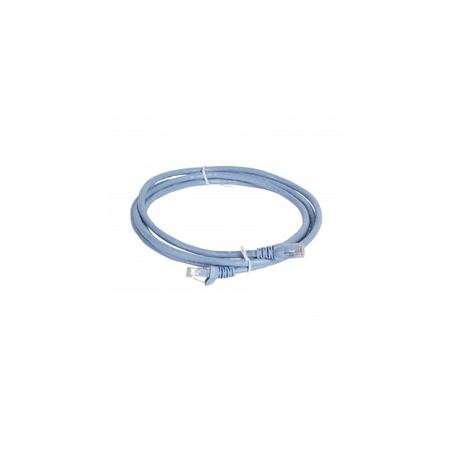 Patch cord RJ 45 - RJ 45 - U/UTP cat. 6 unscreened impedance 100 ohms - PVC light albastru - lungime 2 m