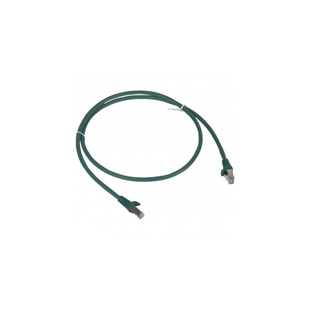 Patch cord/user cord RJ 45 - Cat.6 - F/UTP screened - LSZH verde - 1 m