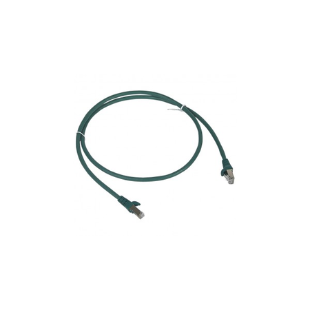 Patch cord/user cord RJ 45 - Cat.6 - F/UTP screened - LSZH verde - 2 m