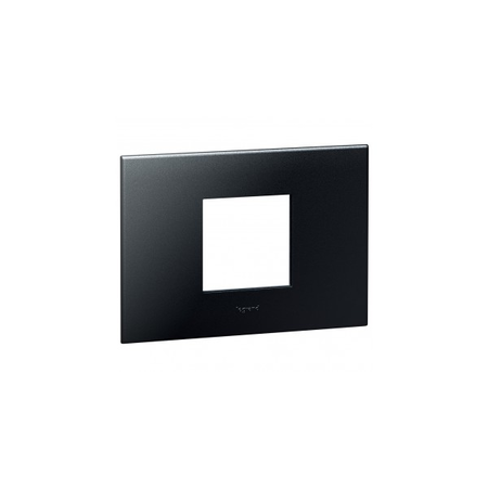 Placa Arteor - Italian / US standard - patrat - 2 module - graphite