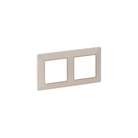 Plate Valena Life - 2 module - ivory/gold