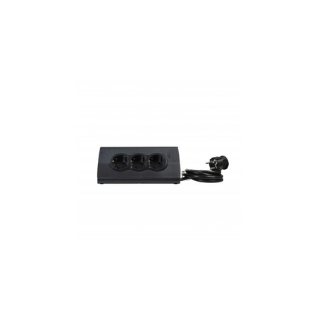 Legrand Prelungitor cu tablet support - german standard - 3x2p+e + 2 usb type a - switched - 1.5 m cord - negru