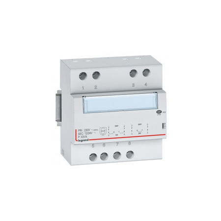 Safety 230 v/12 or 24 v -63 va - 5 module