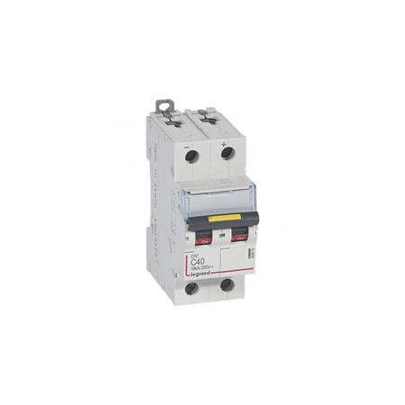 Siguranta automata curent continuu - 16 ka - direct current - 12 v= to 500 v= - 2p - 40 a