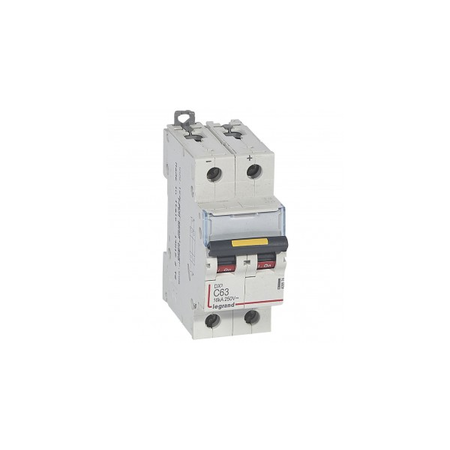 Siguranta automata curent continuu - 16 ka - direct current - 12 v= to 500 v= - 2p - 63 a