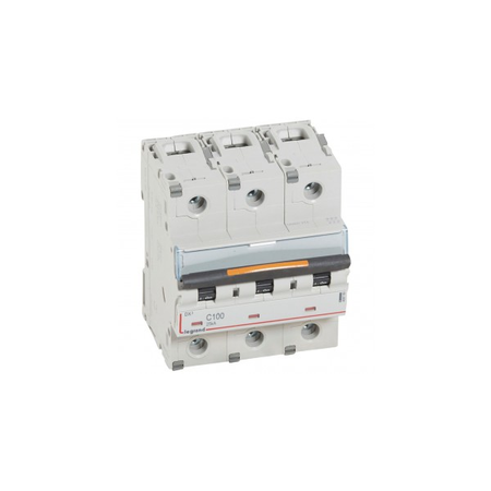 Siguranta automata MCB - DX³ - 25 kA - 3P 400 V~ - 100 A - C curba