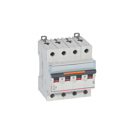 Siguranta automata MCB - DX³ - 25 kA - 4P 400 V~ - 25 A - C curba