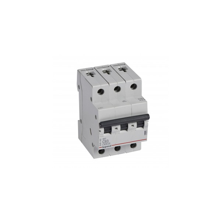 Siguranta automata MCB RX³ 6000 - 3P 400 V~ - 63 A - C curba - prong-type supply busbars