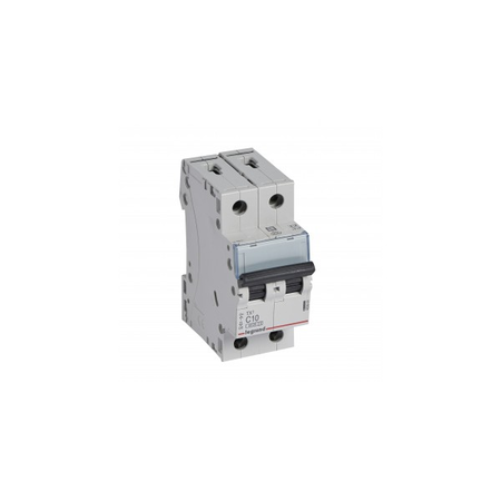 Siguranta automata MCB TX³ 6000 - 2P - 230/400 V~ - 10 A - C curba - prong-type supply busbars