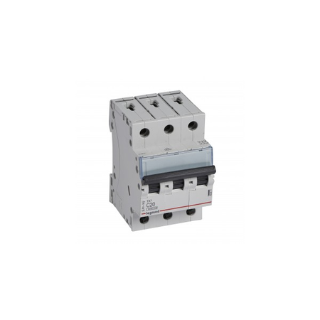 Siguranta automata MCB TX³ 6000 - 3P 400 V~ - 20 A - C curba - prong-type supply busbars