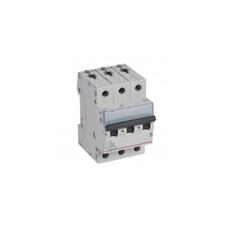 Siguranta automata mcb tx³ 6000 - 3p 400 v~ - 50 a - c curba - prong-type supply busbars