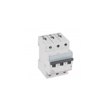 Siguranta automata mcb tx³ 6000 - 3p 400 v~ - 63 a - c curba - prong-type supply busbars