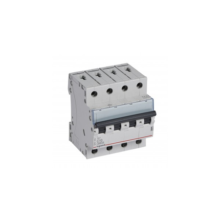 Siguranta automata mcb tx³ 6000 - 4p 400 v~ - 10 a - c curba - prong-type supply busbars