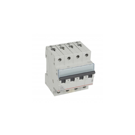 Siguranta automata MCB TX³ 6000 - 4P 400 V~ - 40 A - C curba - prong-type supply busbars