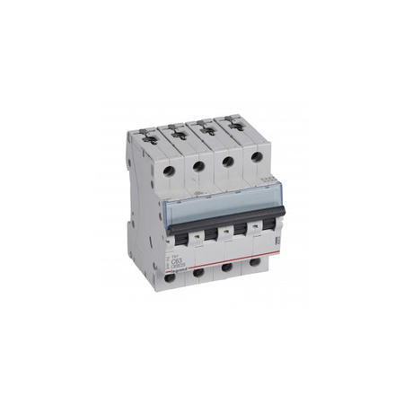 Siguranta automata MCB TX³ 6000 - 4P 400 V~ - 63 A - C curba - prong-type supply busbars