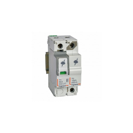 Descarcator SPD - protection of main distribution board - T1+T2 - limp 8 kA/pole -1P+N right