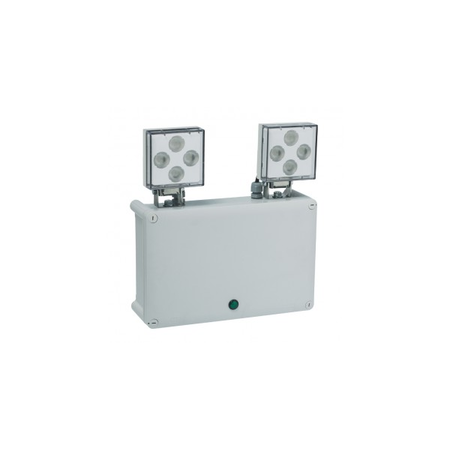 Standard LED Lampa de emergenta Twinspot - non autotest - 2 x 1250 lm - 1h