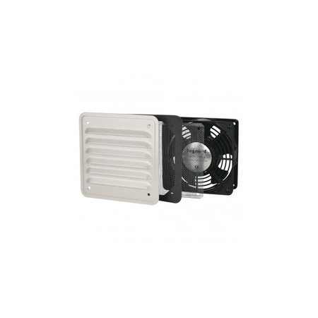 Ventilator cu metal louvre - IP32 - IK10 - 30/160 mﾳ/h - RAL 7032