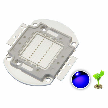 Bec Led ( pastila proiector ) – 20w/Albastru (42x42mm) *TV 0,25ron