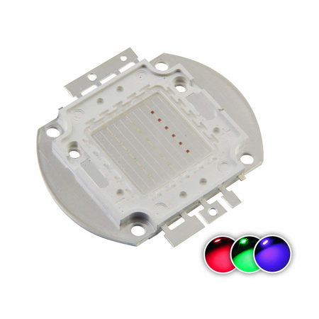 Bec Led ( pastila proiector ) – 20w/RGB (42x42mm) *TV 0,25ron