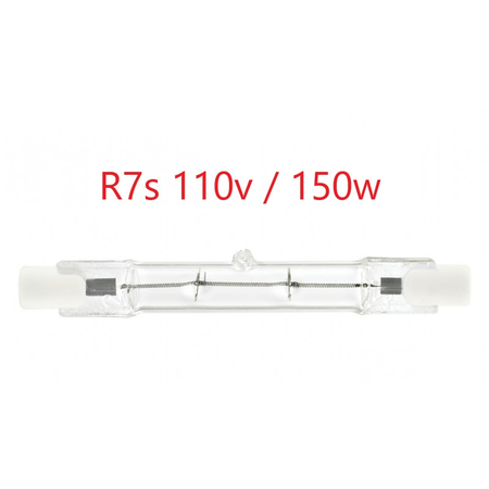 Bec proiector halogen r7s 78mm 110v/150w