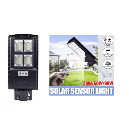 Corp stradal solar led 60w/6400k/128smd (plastic/telecomanda) *tv 0,25ron