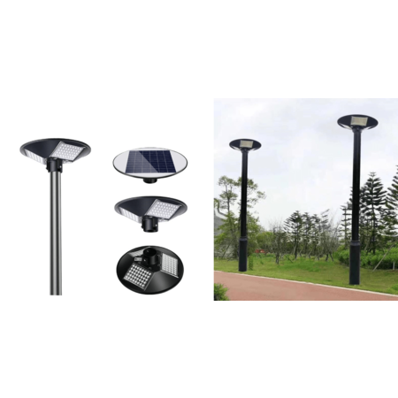 Moon Lampa solara led ufo 120w/6400k (montaj cap stalp) *tv 0,25ron