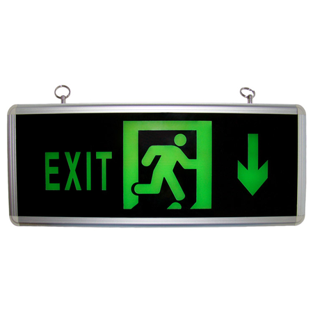Lampa tip exit led – 1fata (sageata jos) / permanenta