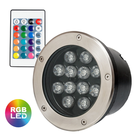 Spot led pavaj IP65 12w/RGB/telecomanda *TV 0,25ron