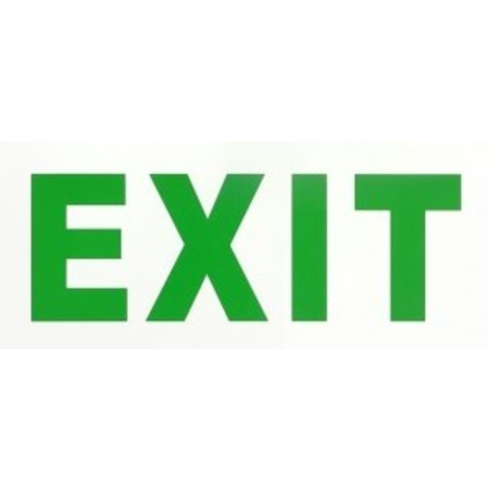 Autocolant alb ” exit ” (220mm x 90mm)