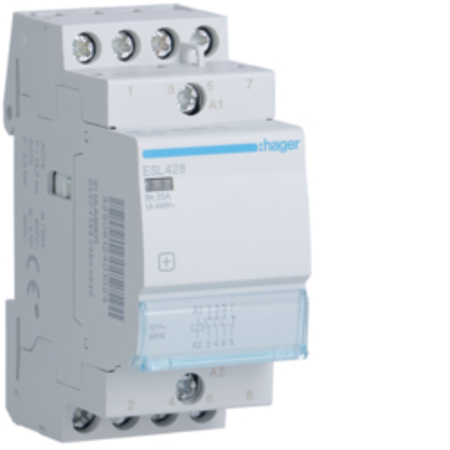 Contactor 25A, 3ND+1NI, 12V