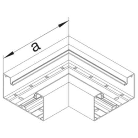 Cot plan BRA65210, aluminiu, 80mm, RAL9010