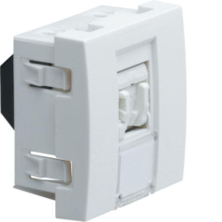 Priză date rj45 categorie 5e ftp, alb, 2m