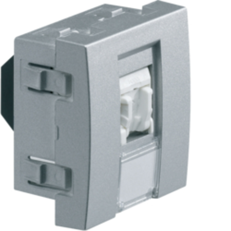 Priză date RJ45 categorie 5e FTP, aluminiu, 2M