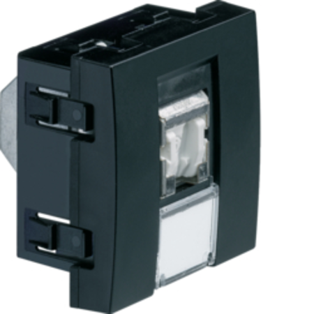 Priză date RJ45 categorie 6 STP, negru, 2M