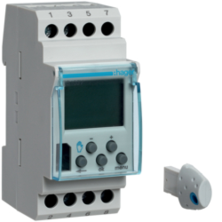 Programator digital saptamanal, 1canal, 16A, 2M 24V