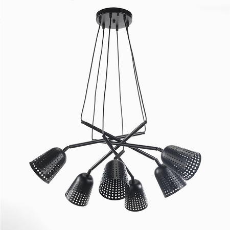 Black Corp de iluminat suspendat Lampa Pallino 6 lumini