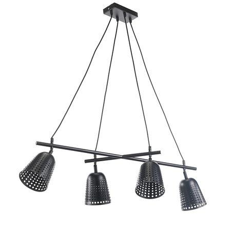 Lampa de Corp de iluminat suspendat negru Pallino 4 lumini