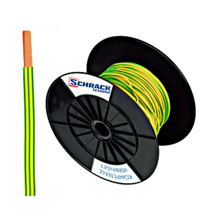 Schrack Tambur cu 200m conductor h07v-u 2,5 galben/verde