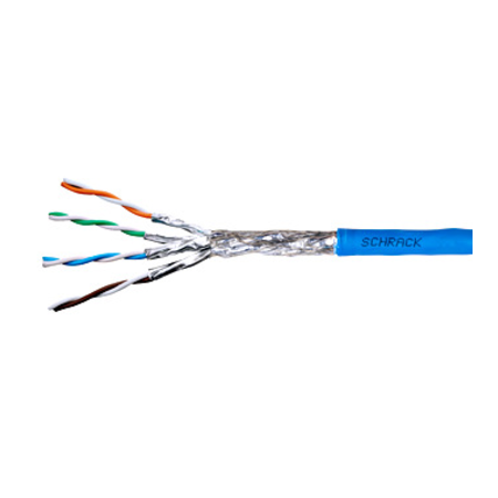 Cablu s/ftp cat.7a,4x2xawg22/1,1.500mhz,ls0h-3,dca, albastru