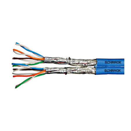 Cablu s/ftp cat.7,2x(4x2xawg23/1),1.0ghz,ls0h,dca,40%,albast