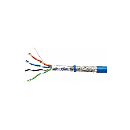 Cablu SF/UTP Cat.5e, 4x2xAWG24/1, PVC, Eca, albastru