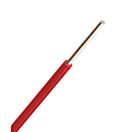 Conductor cu izolaţie din PVC H07V-U 2,5mm² roşu