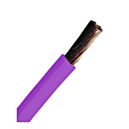 Conductor flexibil cu izolaţie din PVC H05V-K 0,5mm² violet