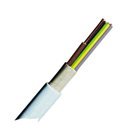 Cablu cu izol. şi manta din PVC (N)YM-O 4x1,5mm² gri deschis