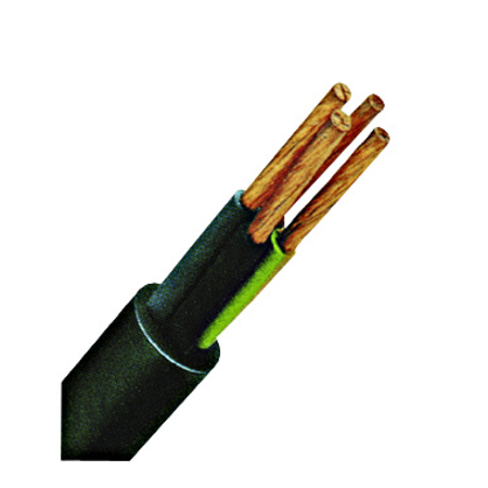 Cablu flexibil cu manta din PVC, YMS-J 3 x 2,5 negru