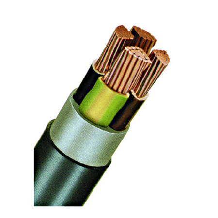Cablu de energie, PVC+PE, 0,6/1kV E-Y2Y-J* 4 x 16 RM negru