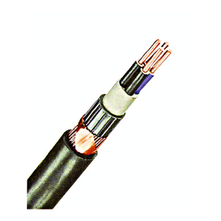 Cablu de energie, PVC, 0,6/1kV NYCY 24x2,5 RE/10 negru